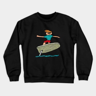 eFoil Surfing Crewneck Sweatshirt